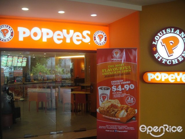 Popeyes Louisiana Kitchen American Fast Food In Pasir Ris
