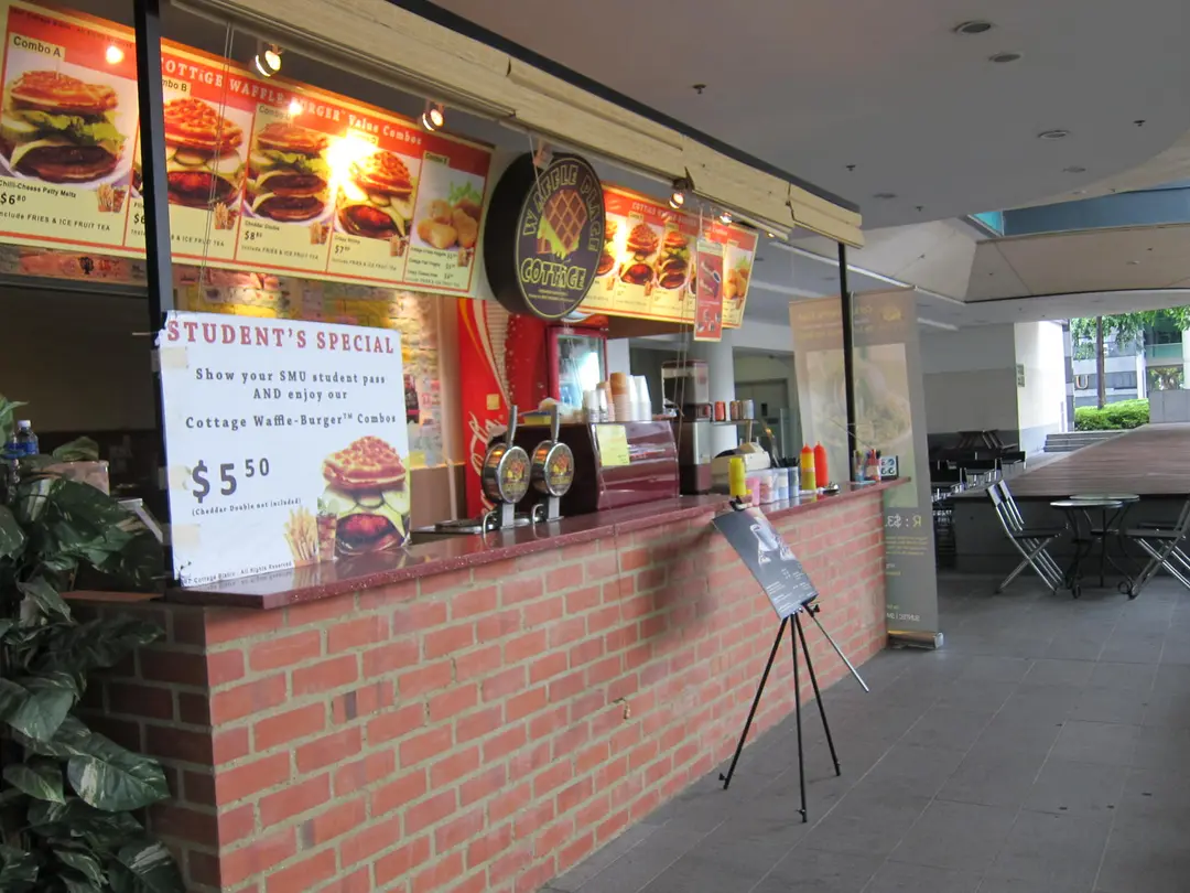 Cottage Waffle Place Stall Kiosk In Dhoby Ghaut Singapore