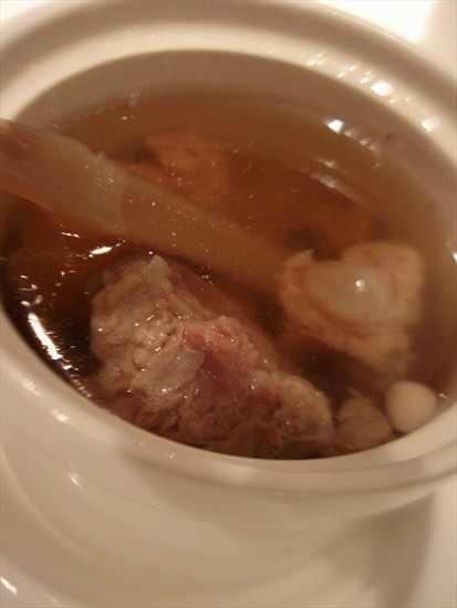 Light, but a lot of pork.