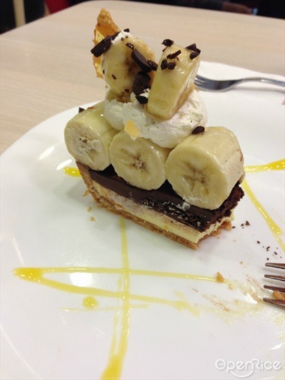 Chocolate Banana Tart