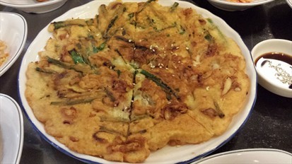 Seafood pancake