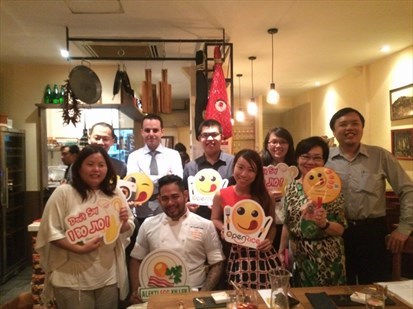 Group Photo and thank to Chef Edward for providing great food.
