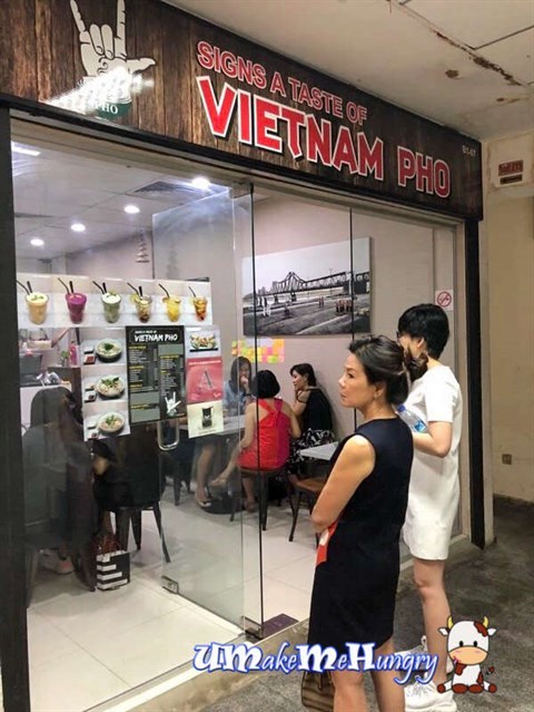 Signs a Taste of Vietnam Pho 