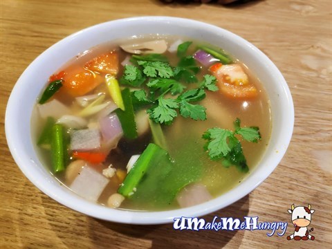 Clear Tom Yam Soup 冬炎清汤 - $7 